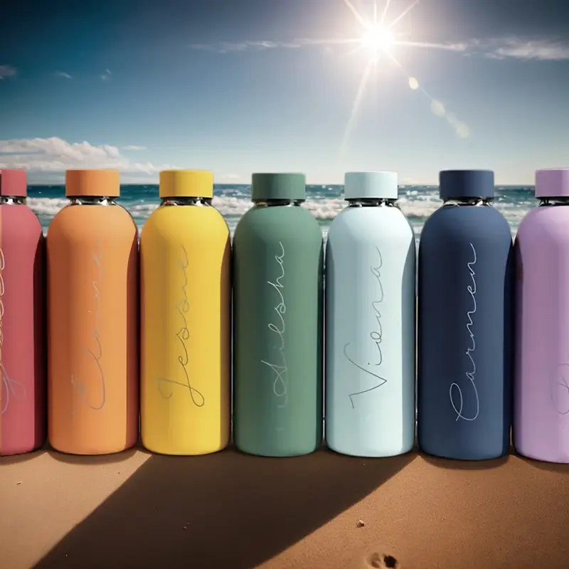 Personalized Stainless Steel Insulated Water Bottle - Custom Name Engraved, 304 Stainless Steel, Keeps Drinks Hot or Cold, Perfect for Outdoor Activities, Travel, Weddings, Father’s Day, Mother’s Day, and Gifts
